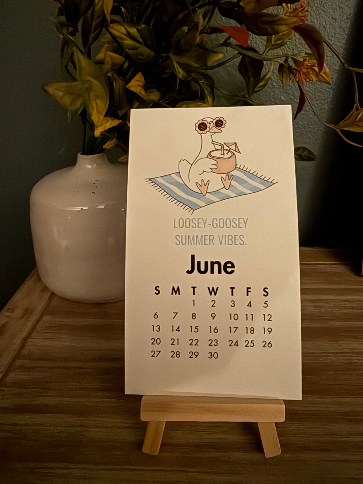 2027 Silly Goose Desk Calendar