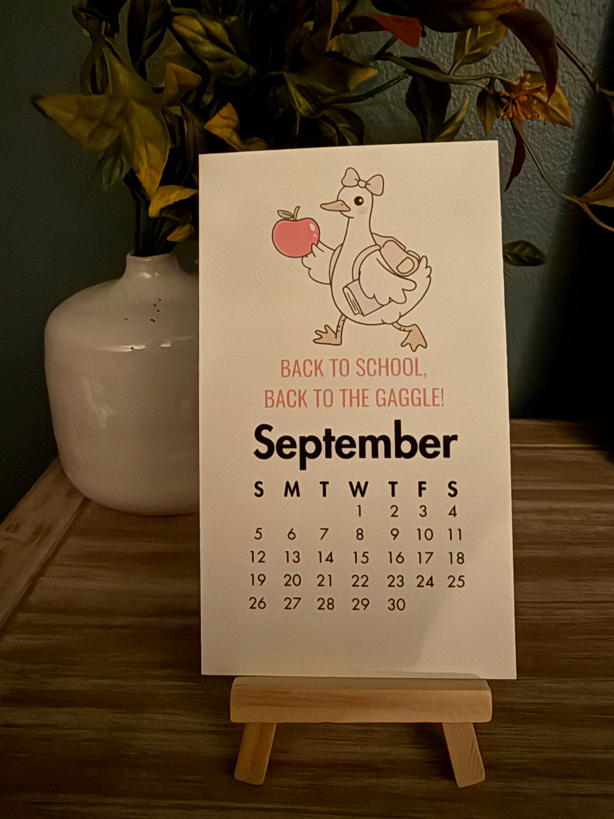 2027 Silly Goose Desk Calendar