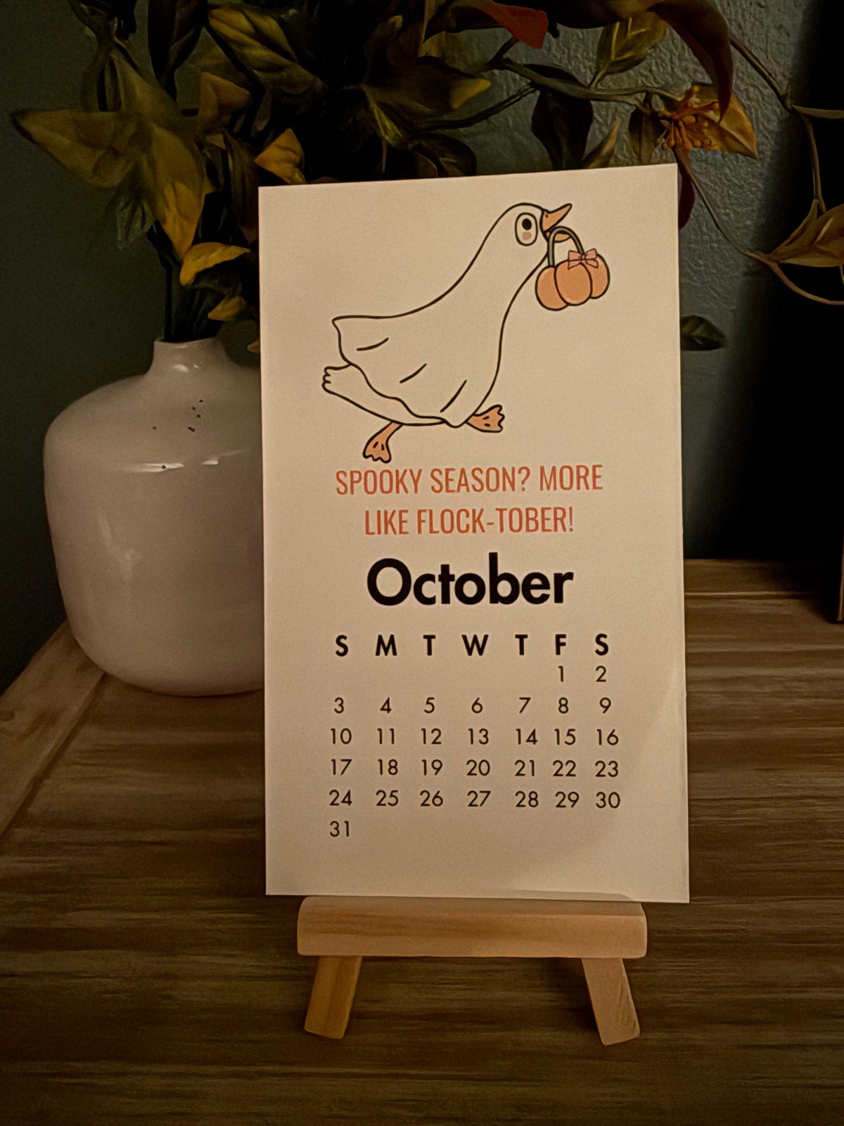 2027 Silly Goose Desk Calendar