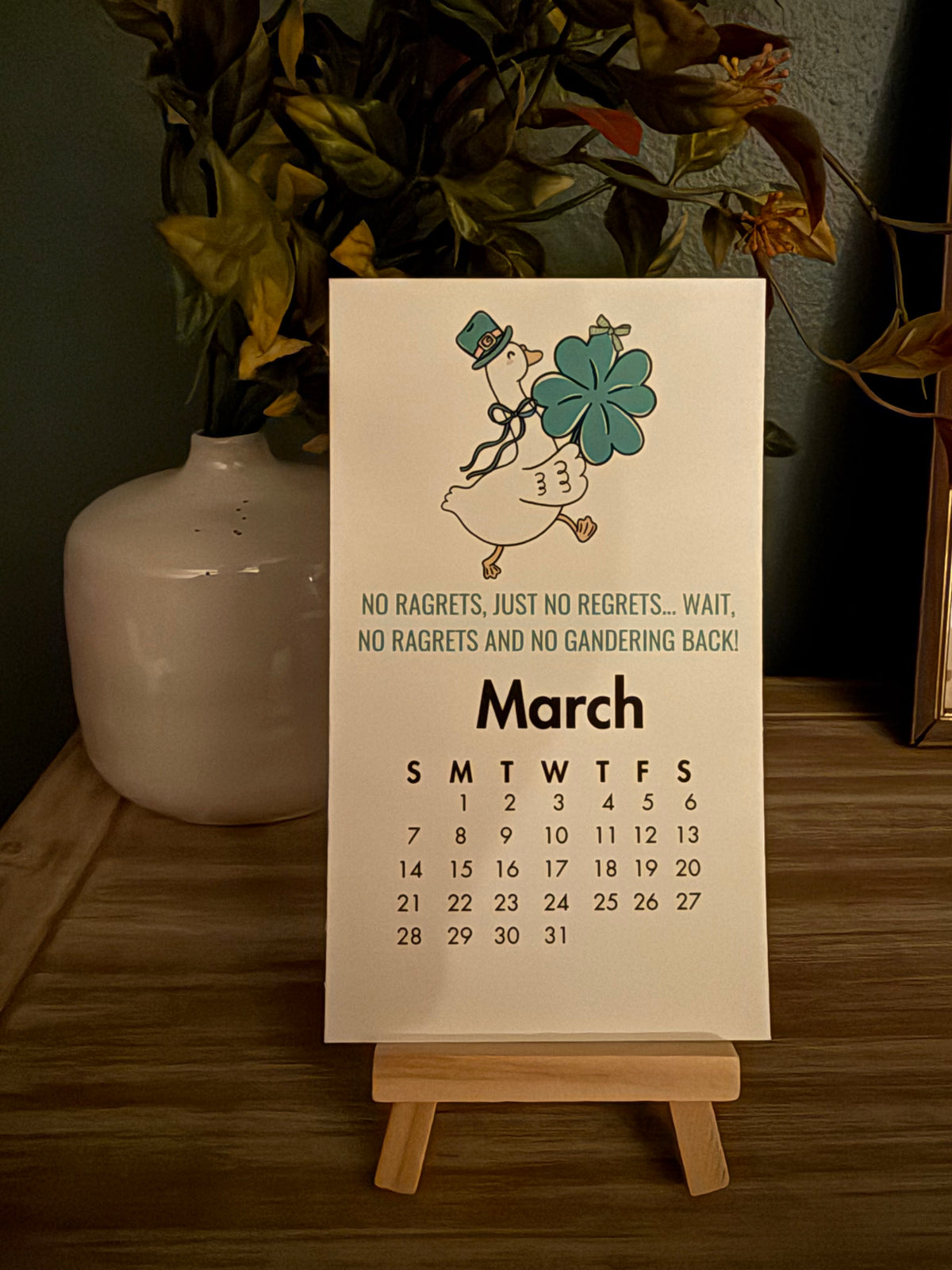 2027 Silly Goose Desk Calendar