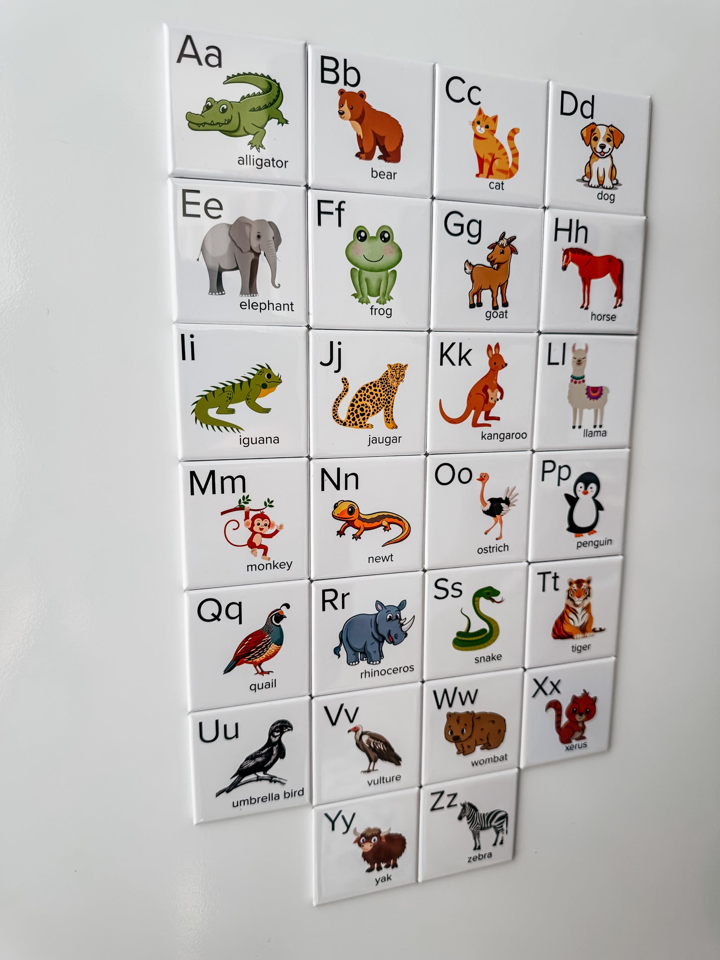 Animal Alphabet Magnet Set