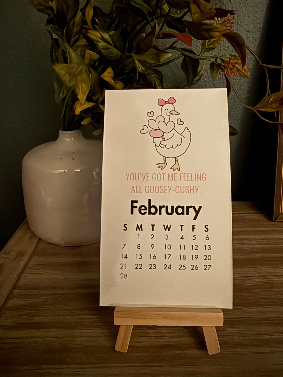 2027 Silly Goose Desk Calendar