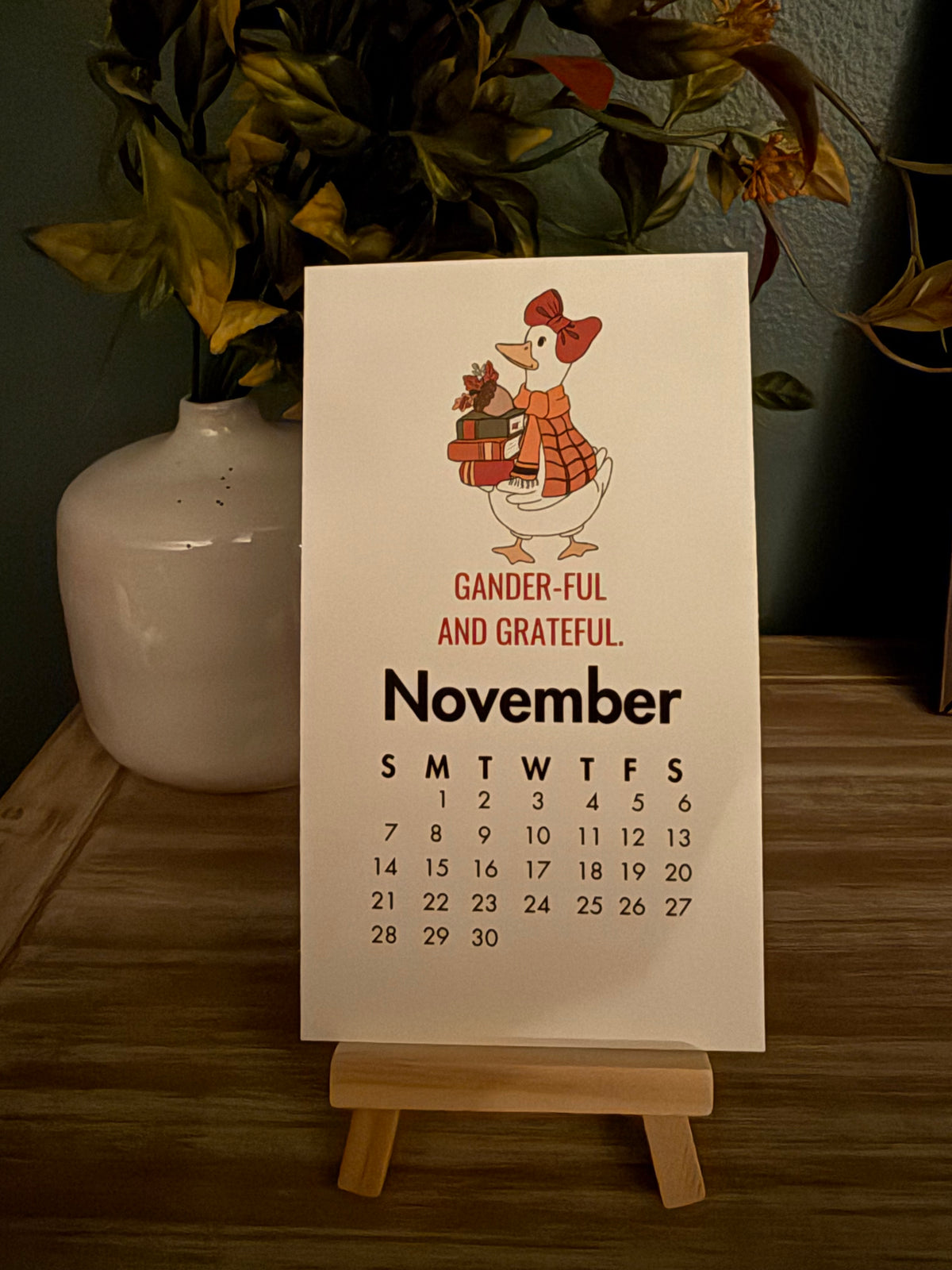 2027 Silly Goose Desk Calendar