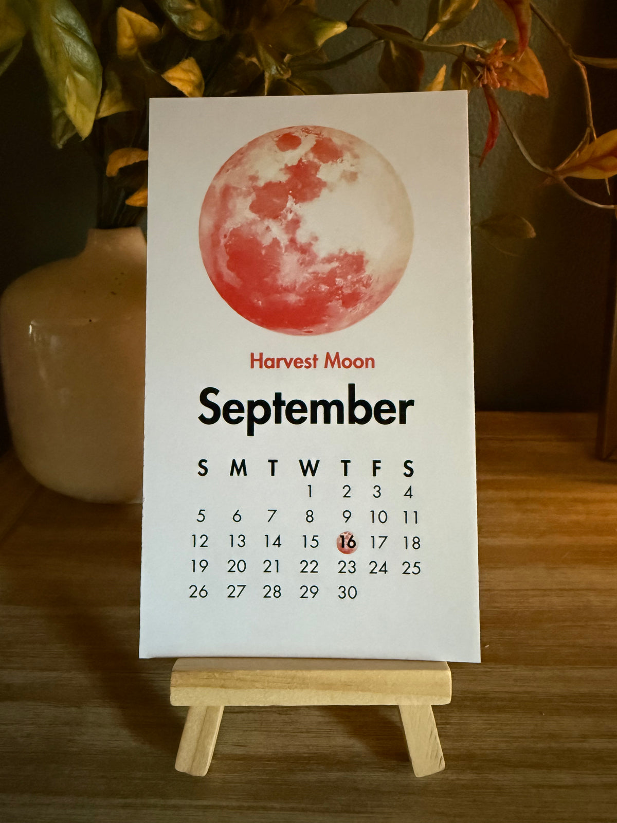 2027 Full Moon Desk Calendar