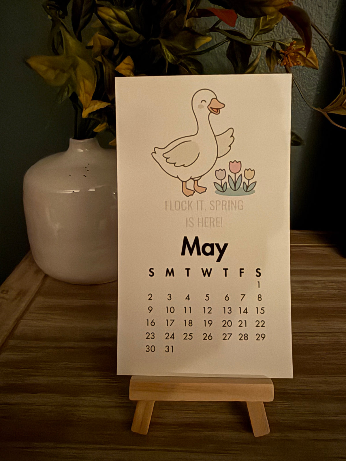 2027 Silly Goose Desk Calendar
