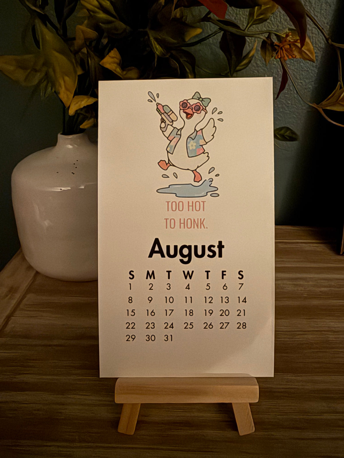 2027 Silly Goose Desk Calendar